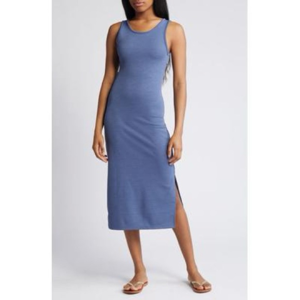 Roxy Sleeveless Indigo Maxi Dress